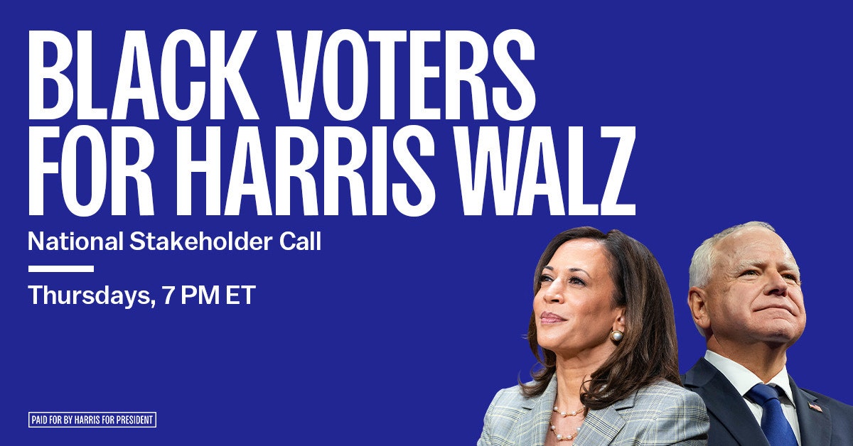 Black Voters National Stakeholder Call with Special Guests · The De...